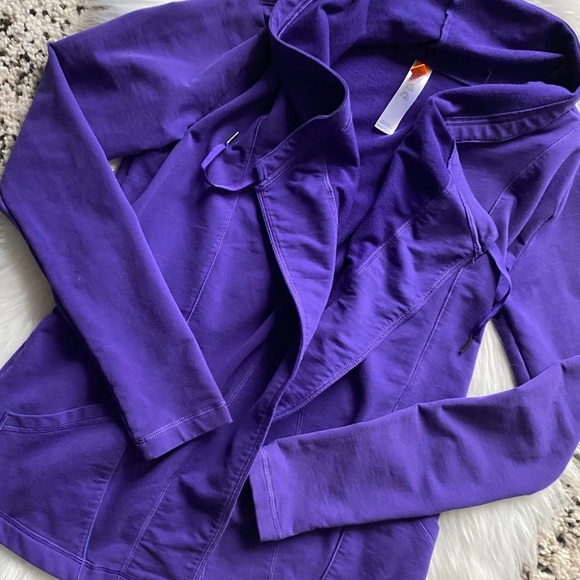 *sold* Lucy Draped Athletic Cardigan - Picture 3 of 4